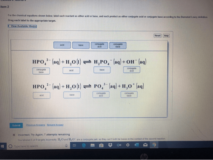 Label reactant according each its role chemical reaction solved