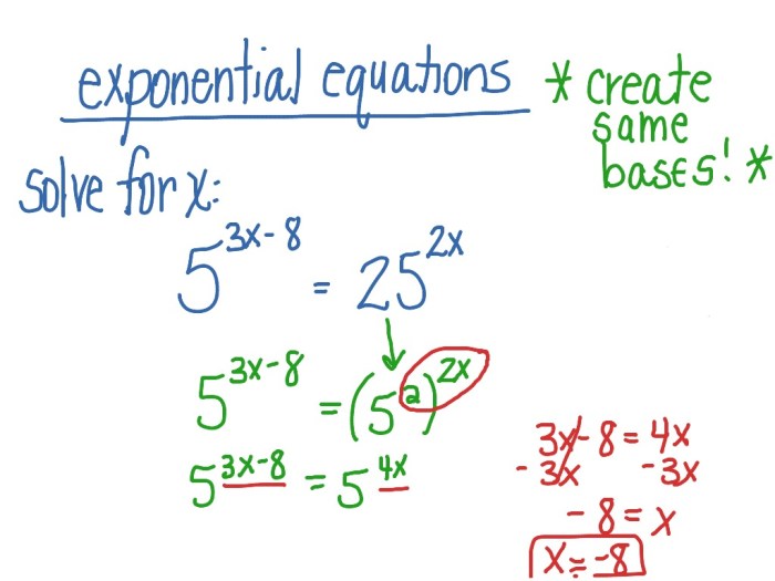 Solve equation logarithmic exponent fractional